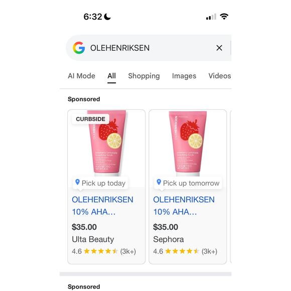 New OLEHENRIKSEN Strawberry Lemonade Smoothing Scrub Full Size 10% AHA Vegan - Picture 7 of 9